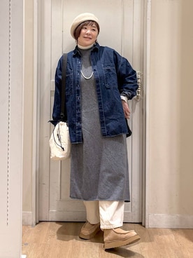 さかもってぃさん(レディース・163cm)の冬コーディネート