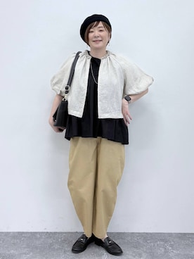 さかもってぃさん（レディース・163cm）の春コーディネート