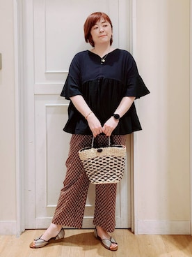 さかもってぃさん（レディース・164cm）の夏コーディネート
