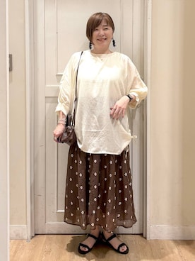 さかもってぃさん(レディース・163cm)の夏コーディネート