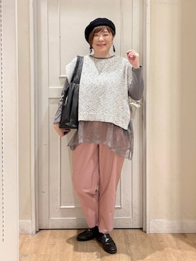 さかもってぃさん(レディース・163cm)の春コーディネート