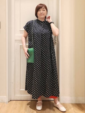 「アイテム（ワンピース/ドレス）」を使った、さかもってぃさん（レディース・164cm・40代）の夏コーディネート