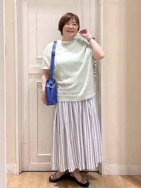 さかもってぃさん（レディース・163cm）の春コーディネート