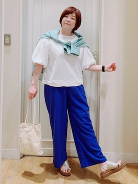 さかもってぃさん（レディース・164cm）の夏コーディネート