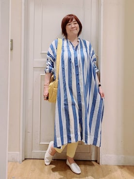 「アイテム（ワンピース/ドレス）」を使った、さかもってぃさん（レディース・164cm・40代）の夏コーディネート