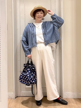 さかもってぃさん(レディース・163cm)の春コーディネート