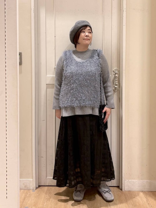 セール】3ゲージフサフサヤーンベスト（ベスト）｜studio CLIP