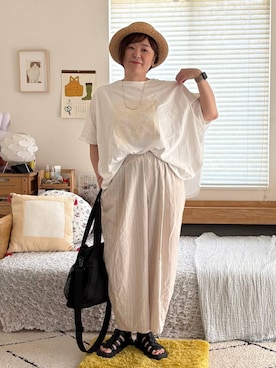 さかもってぃさん(レディース・163cm)の春コーディネート