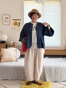 さかもってぃさん（レディース・163cm）の春コーディネート