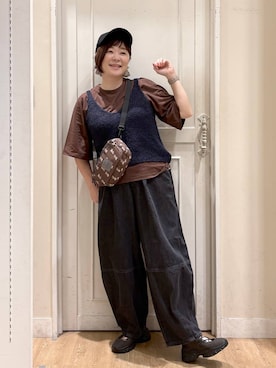 さかもってぃさん(レディース・163cm)の秋コーディネート