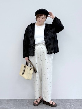 さかもってぃさん(レディース・163cm)の春コーディネート