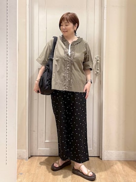 さかもってぃさん（レディース・163cm）の夏コーディネート