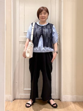 さかもってぃさん（レディース・163cm）の春コーディネート