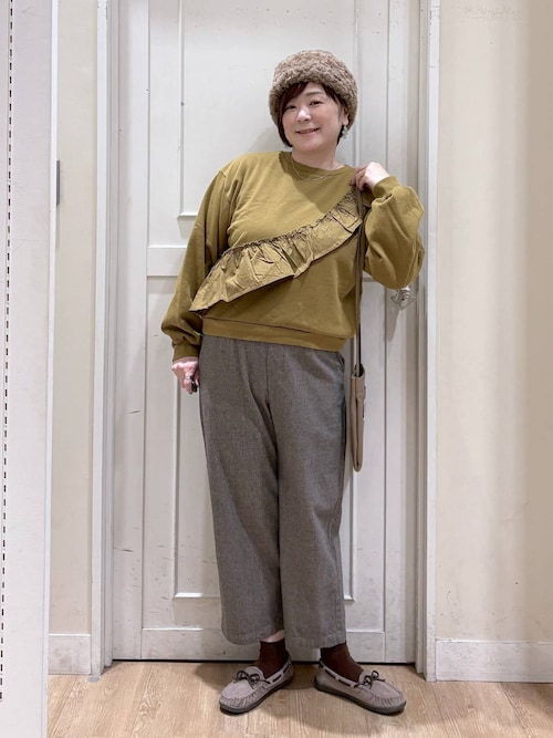 DT♪ CIFRA1 プリーツ入りパラッツォパンツ 関税込 2way サスペンダータックワイドパンツ【ストレッチ/イージーケア