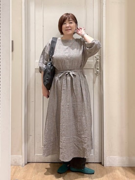 「アイテム（パンプス）」を使った、さかもってぃさん（レディース・163cm・40代）の夏コーディネート