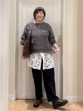 さかもってぃさん（レディース・163cm）の秋コーディネート