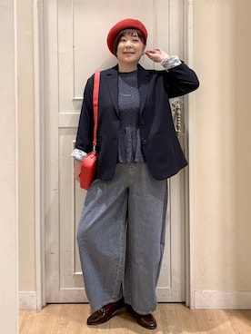 さかもってぃさん（レディース・163cm）の冬コーディネート