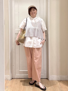 さかもってぃさん(レディース・163cm)の春コーディネート