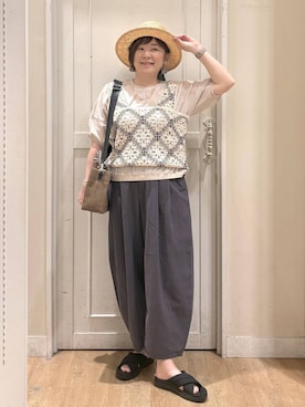 さかもってぃさん(レディース・163cm)の春コーディネート