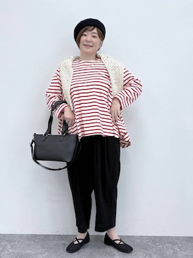 さかもってぃさん（レディース・163cm）の春コーディネート