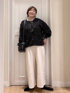 さかもってぃさん（レディース・163cm・40代）の秋コーディネート