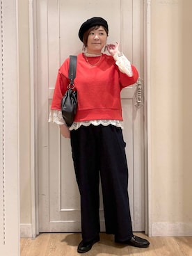 さかもってぃさん(レディース・163cm)の春コーディネート