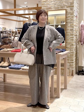 さかもってぃさん(レディース・163cm)の春コーディネート