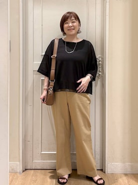 さかもってぃさん（レディース・163cm）の春コーディネート