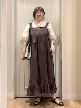 さかもってぃさん（レディース・163cm）の春コーディネート