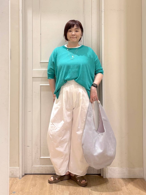 セール】リボン刺繍カーブパンツ[プチサイズあり]（その他パンツ