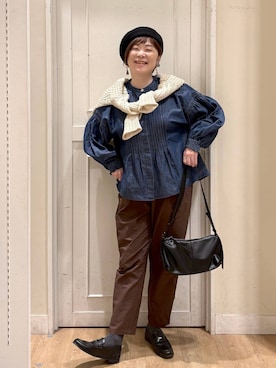 さかもってぃさん（レディース・163cm）の冬コーディネート