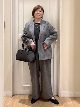 さかもってぃさん（レディース・163cm）の冬コーディネート