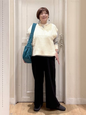 「アイテム（その他シューズ）」を使った、さかもってぃさん（レディース・163cm・40代）の秋コーディネート