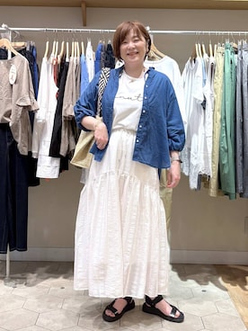 さかもってぃさん（レディース・163cm）の夏コーディネート
