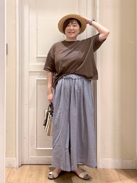さかもってぃさん（レディース・163cm）の夏コーディネート