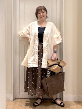 さかもってぃさん(レディース・163cm)の春コーディネート