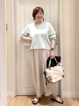 さかもってぃさん(レディース・163cm)の春コーディネート