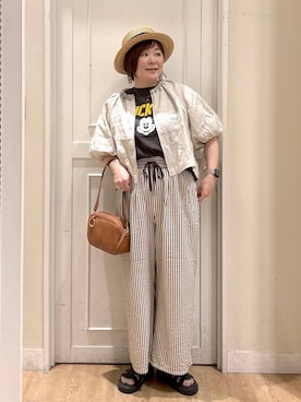 さかもってぃさん（レディース・163cm）の春コーディネート