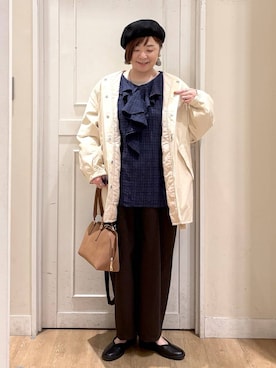 さかもってぃさん（レディース・163cm）の冬コーディネート