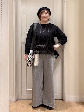 さかもってぃさん（レディース・163cm）の春コーディネート