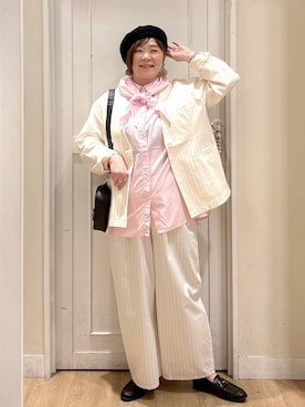 さかもってぃさん(レディース・163cm)の春コーディネート