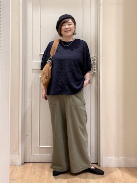 「アイテム（パンプス）」を使った、さかもってぃさん（レディース・163cm・40代）の夏コーディネート