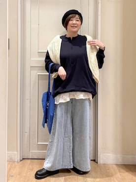 さかもってぃさん（レディース・163cm）の冬コーディネート