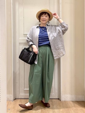 さかもってぃさん(レディース・163cm)の春コーディネート
