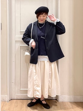 さかもってぃさん（レディース・163cm）の冬コーディネート