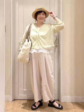 さかもってぃさん(レディース・163cm)の春コーディネート