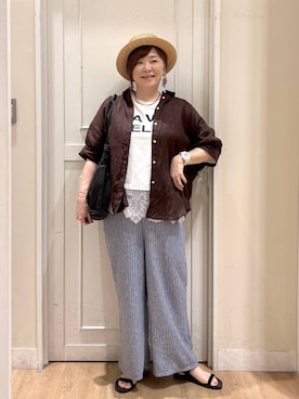 さかもってぃさん(レディース・163cm)の夏コーディネート