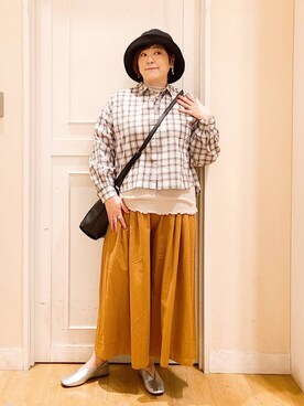 さかもってぃさん(レディース・164cm)の春コーディネート