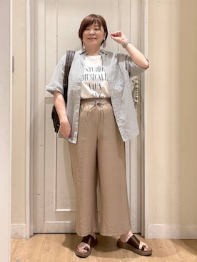 さかもってぃさん（レディース・163cm）の夏コーディネート