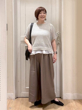 「アイテム（シューズ）」を使った、さかもってぃさん（レディース・163cm・40代）の秋コーディネート